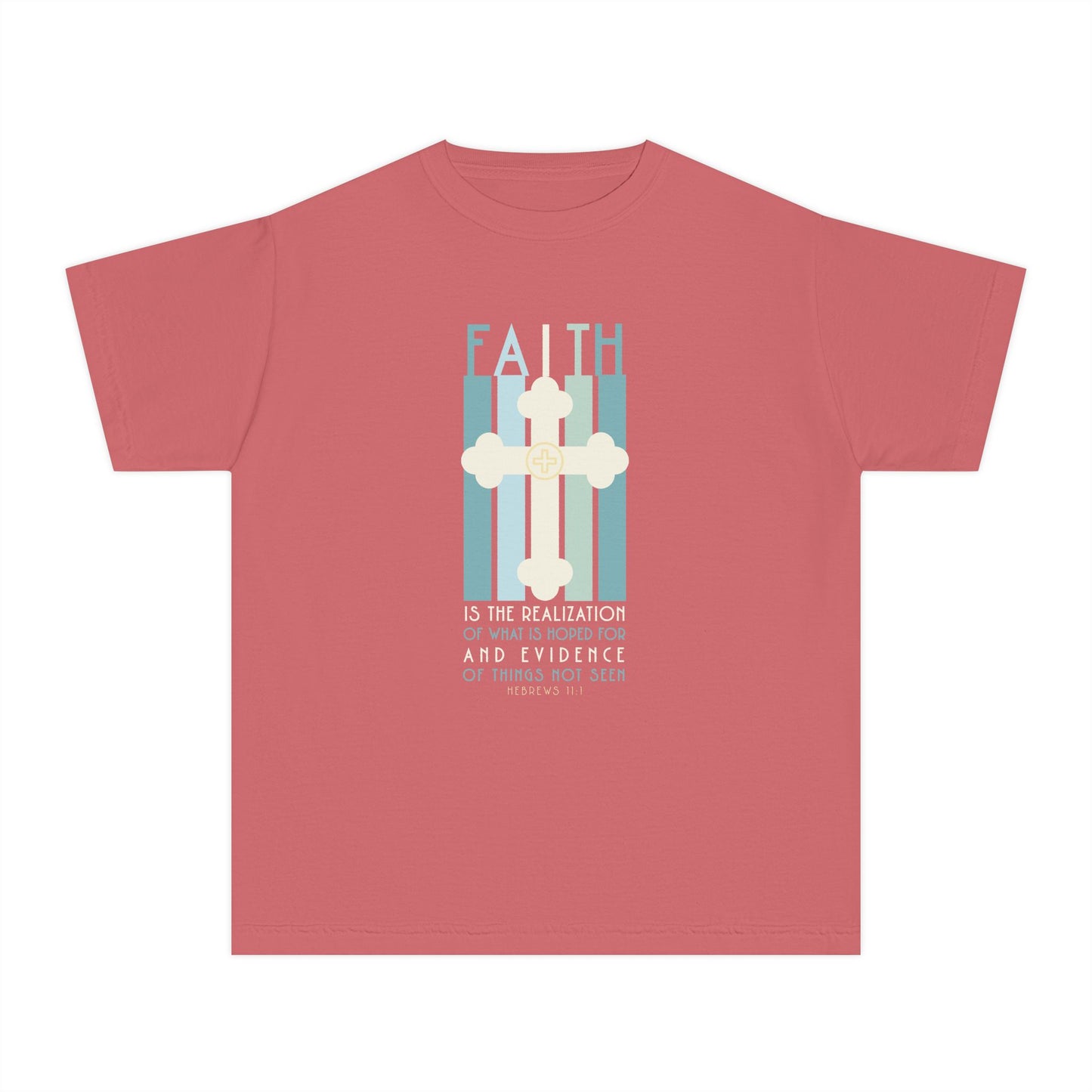 Hebrews 11:1 Faith Youth Graphic T-Shirt