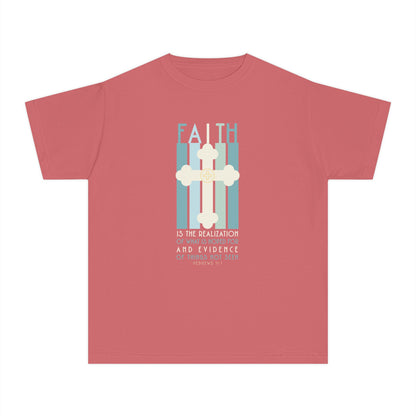 Hebrews 11:1 Faith Youth Graphic T-Shirt