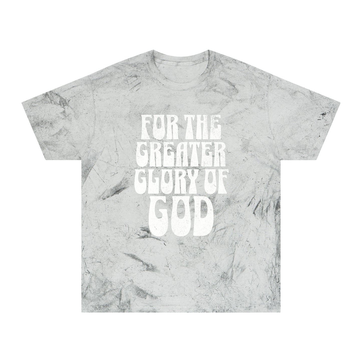 For the Greater Glory of God - Bubble Font Version - T-Shirt