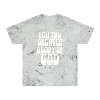 For the Greater Glory of God - Bubble Font Version - T-Shirt
