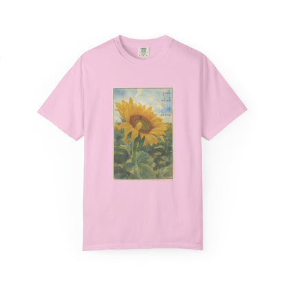 Sunflower (Seek what is Above) Watercolor T-Shirt