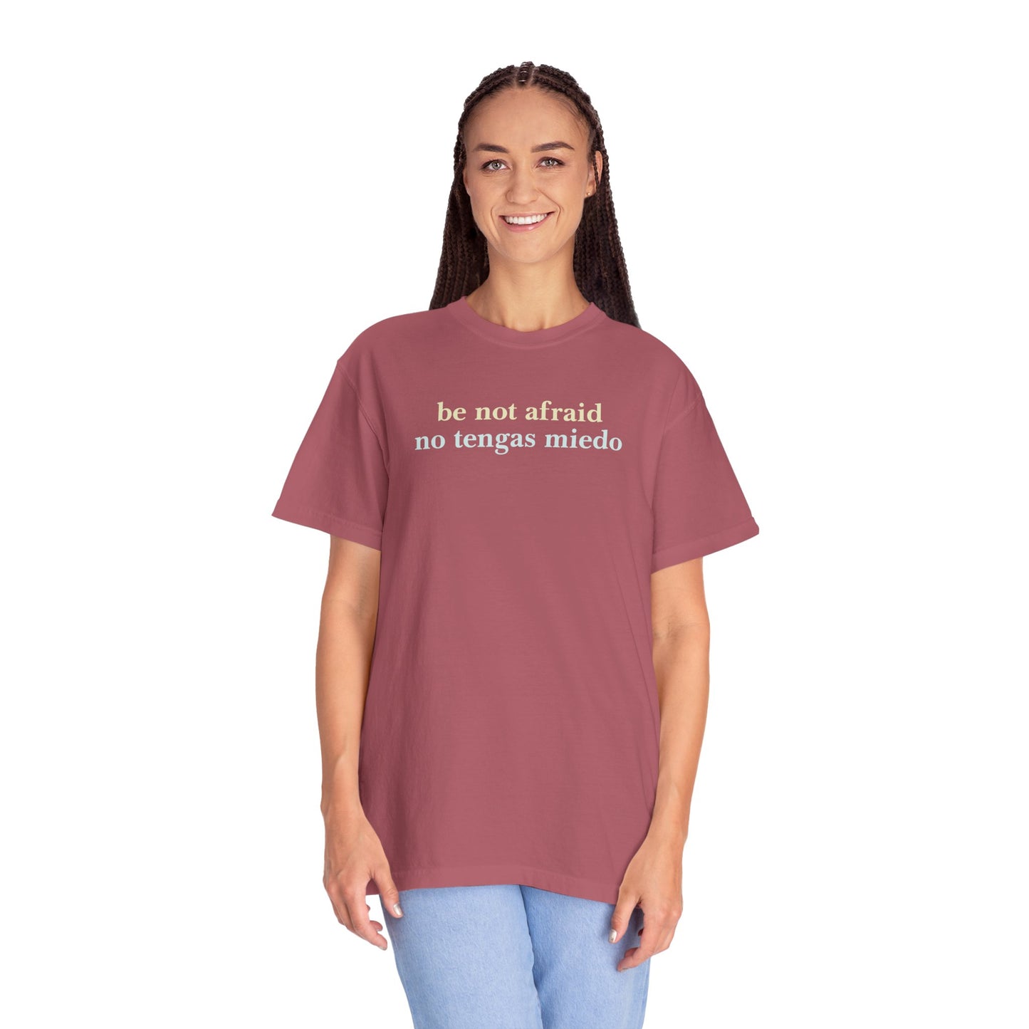 Be Not Afraid / No Tengas Miedo Bilingual T-Shirt