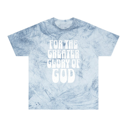 For the Greater Glory of God - Bubble Font Version - T-Shirt