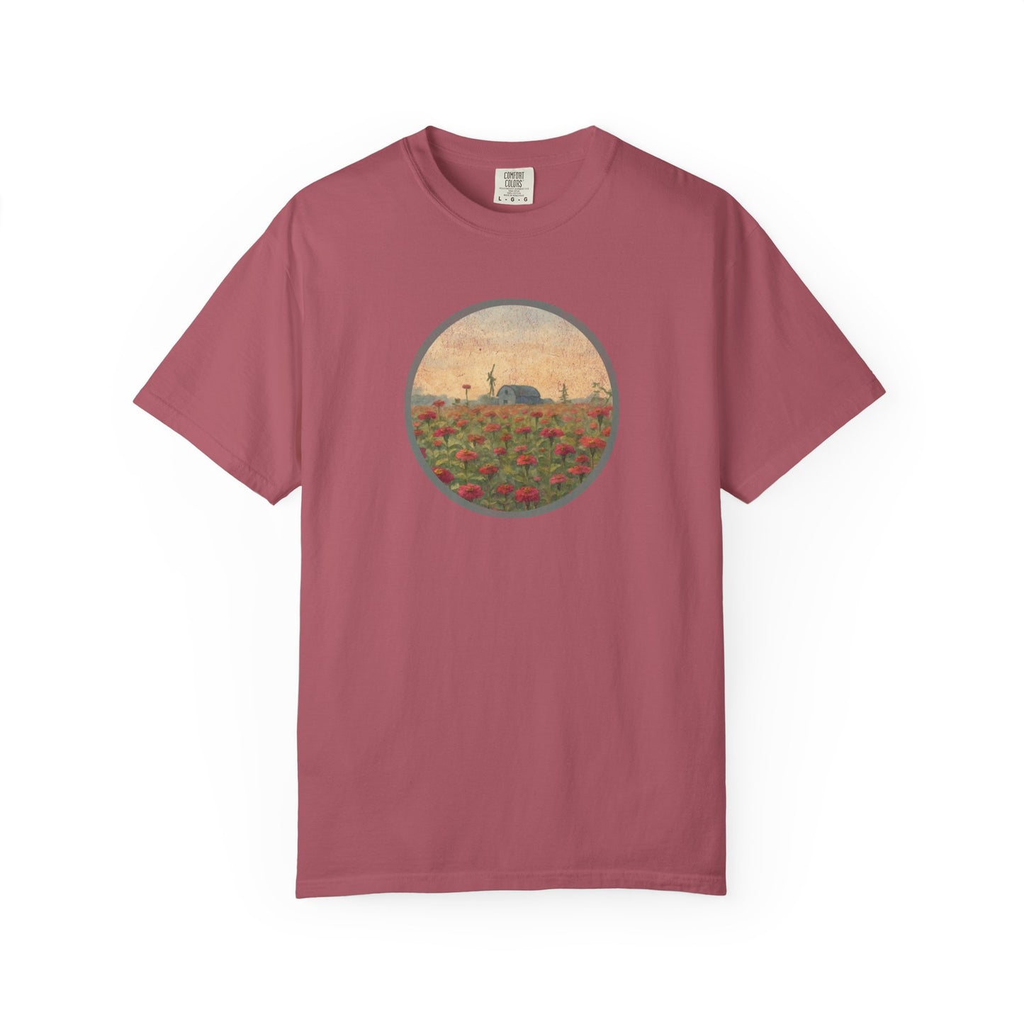 Field of Zinnias Graphic T-Shirt