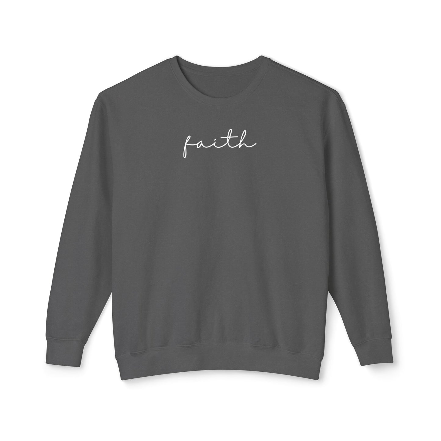 Faith Script Lightweight Sweatshirt