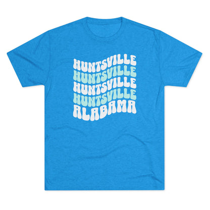 Huntsville AL Wavy Repeat T-Shirt