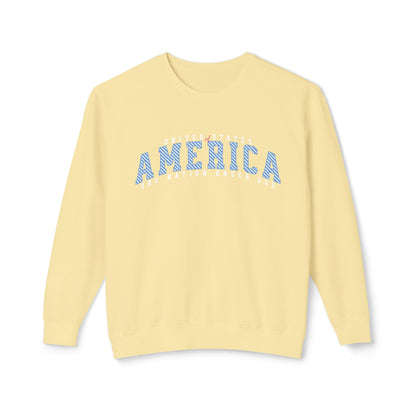 USA One Nation Under God Lightweight Sweatshirt
