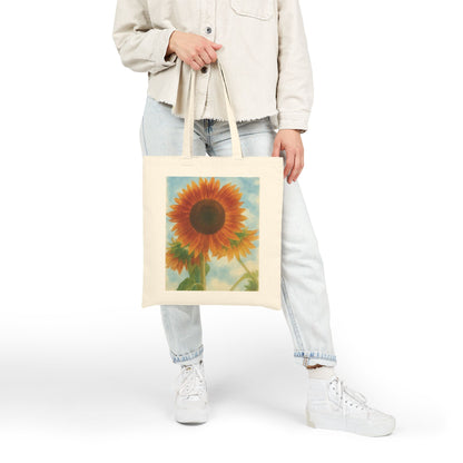 Sunflower (Bicolor) Watercolor Tote