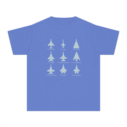 United States Fighter Jets Youth Graphic T-Shirt