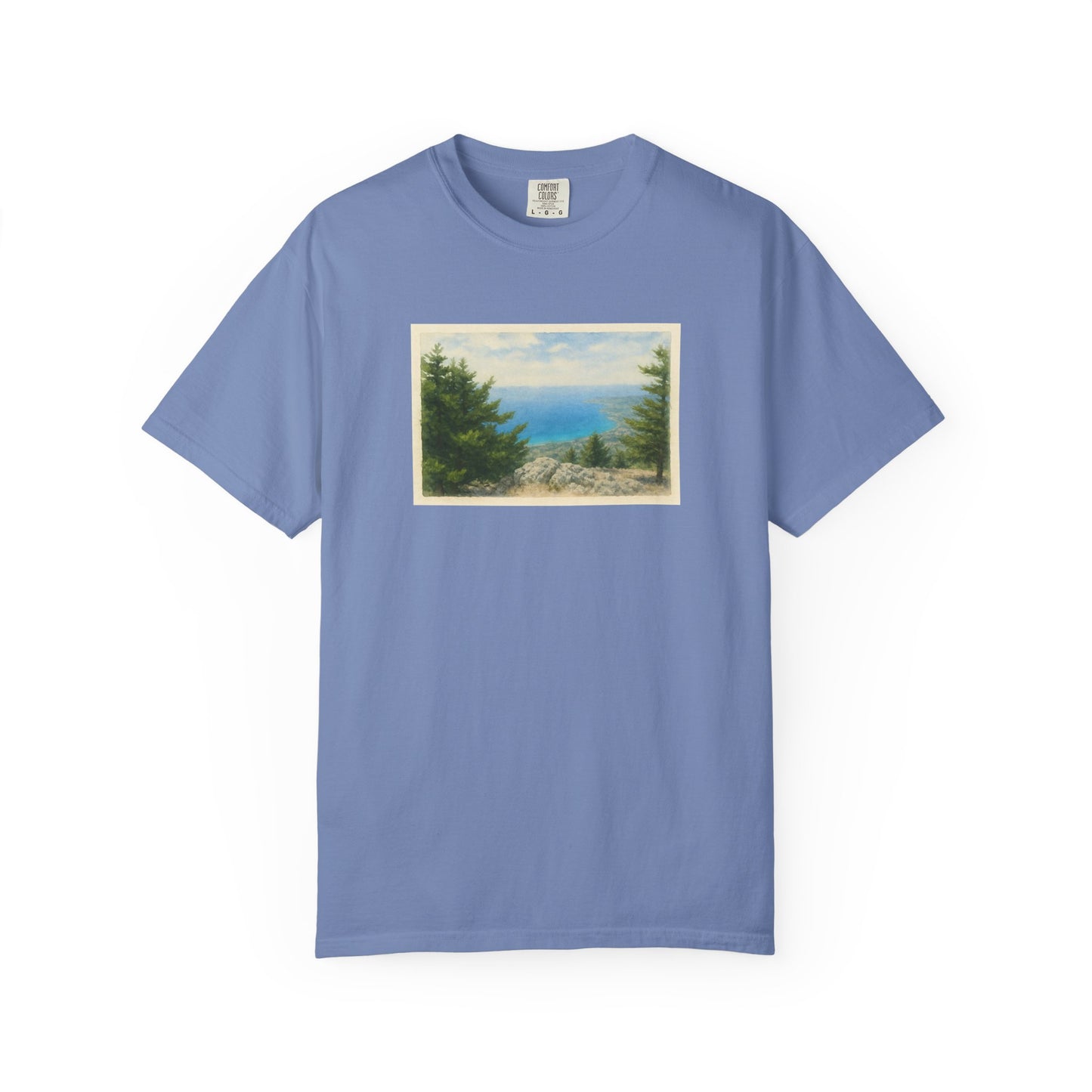 Greece Watercolor Graphic T-Shirt