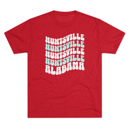 Huntsville AL Wavy Repeat T-Shirt