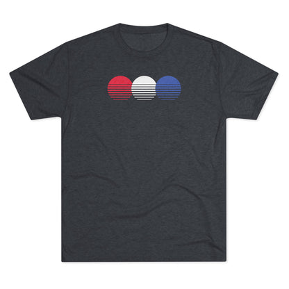 Patriotic Chasing Sunsets Tri-Blend T-Shirt
