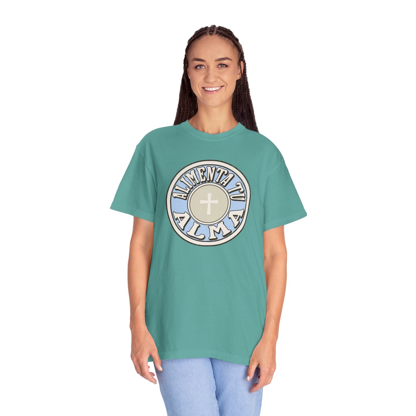 Feed Your Soul with Jesus - Spanish Option - Graphic T-Shirt