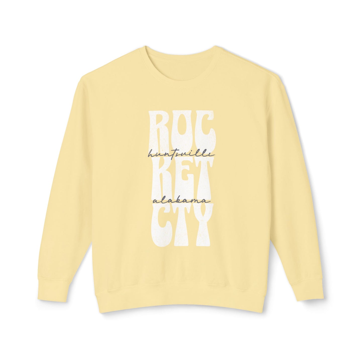 Rocket City Block Lettering Lightweight Sweatshirt