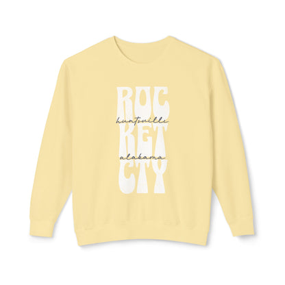 Rocket City Block Lettering Lightweight Sweatshirt