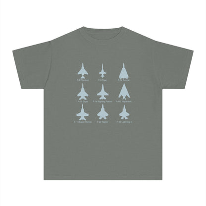 United States Fighter Jets Youth Graphic T-Shirt