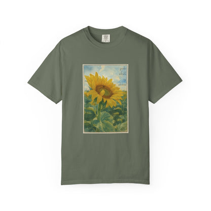 Sunflower (Seek what is Above) Watercolor T-Shirt