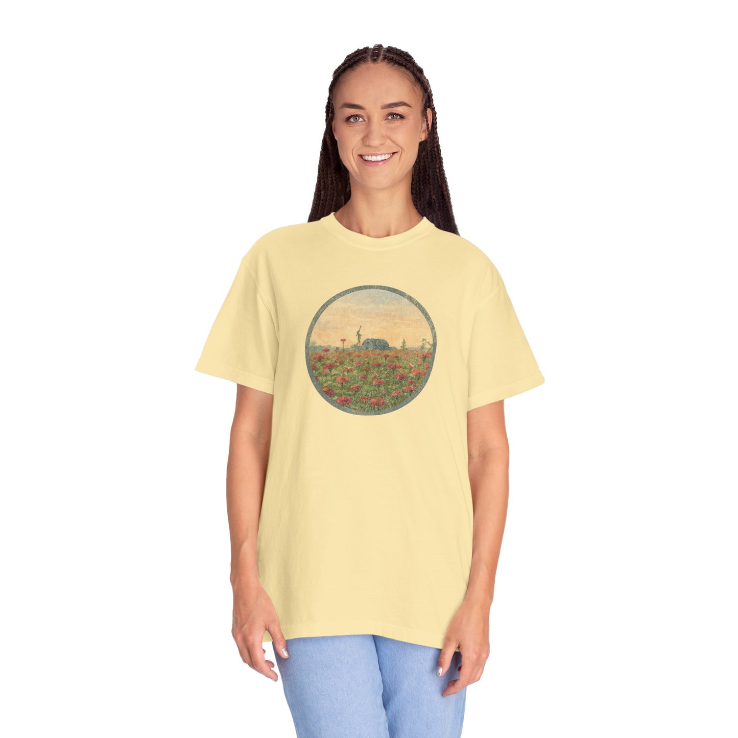 Field of Zinnias Graphic T-Shirt