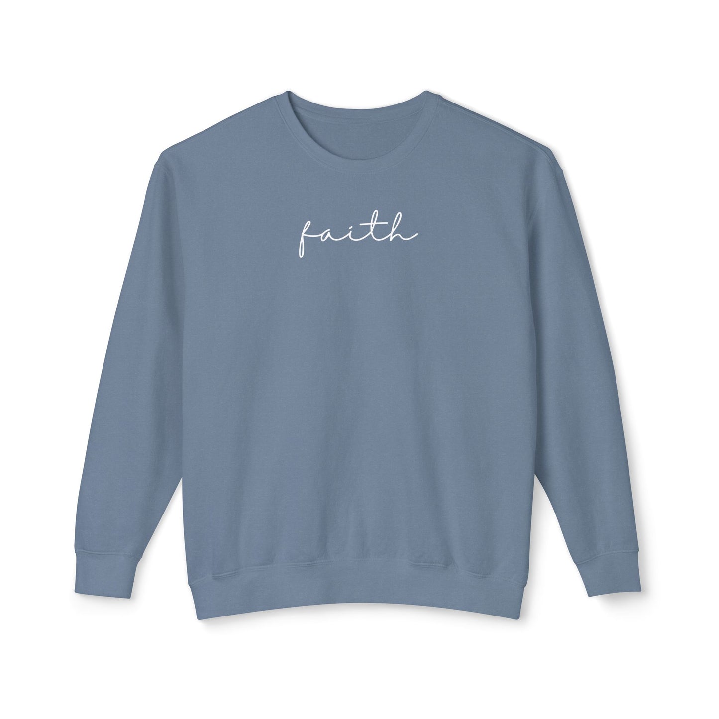 Faith Script Lightweight Sweatshirt