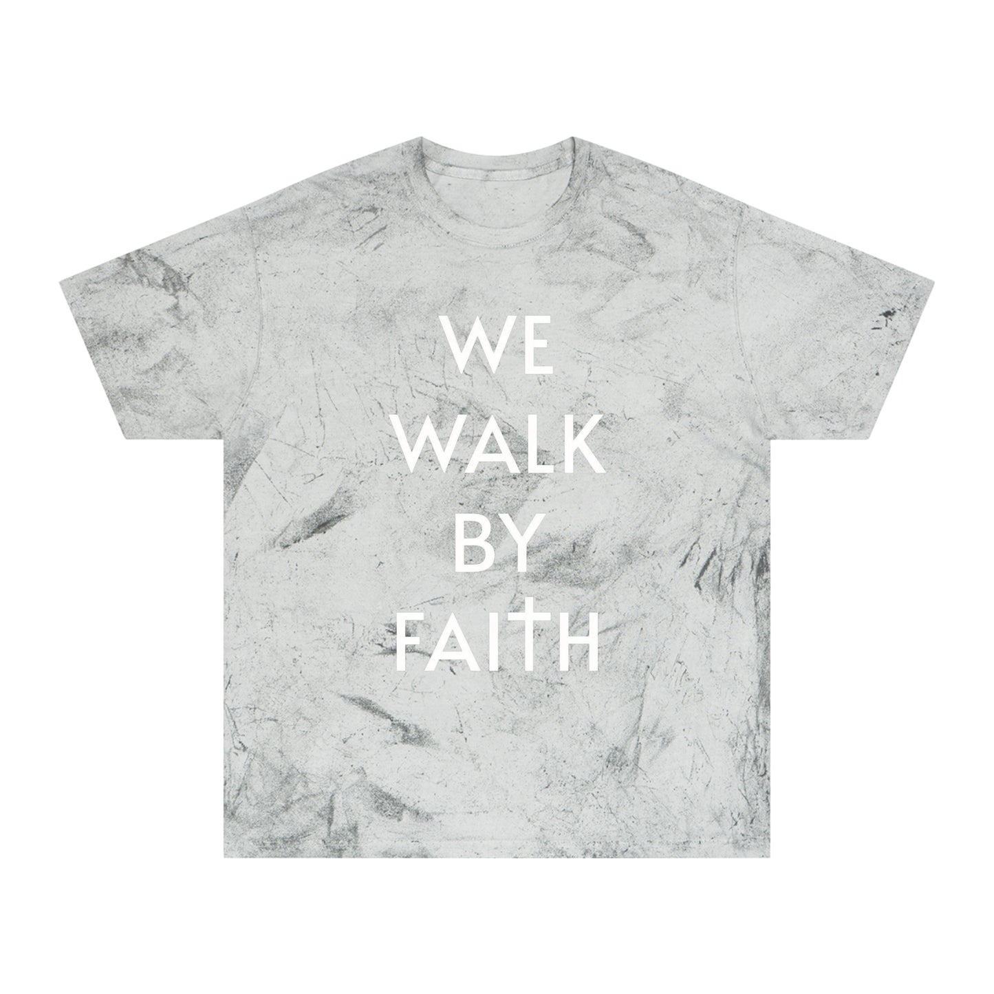 2 Corinthians 5:7 - We Walk By Faith - Tye Dye Version T-Shirt